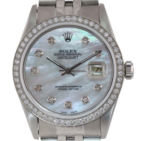 rolex datejust 36 second hand|rolex datejust 36mm diamond bezel.